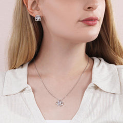 Love Knot Necklace - For Granddaughter From Grandmother