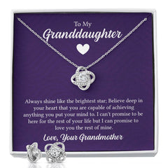 Love Knot Necklace - For Granddaughter From Grandmother