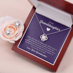 Love Knot Necklace - For Granddaughter From Grandmother