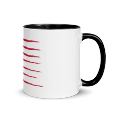 White Ceramic Mug with Color Inside